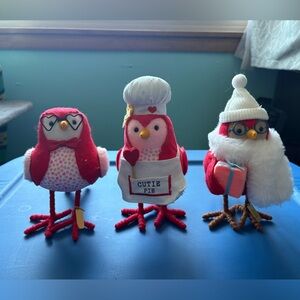 Target holiday birds Featherly Friends 2023: Fledge, Avi, and Ginger